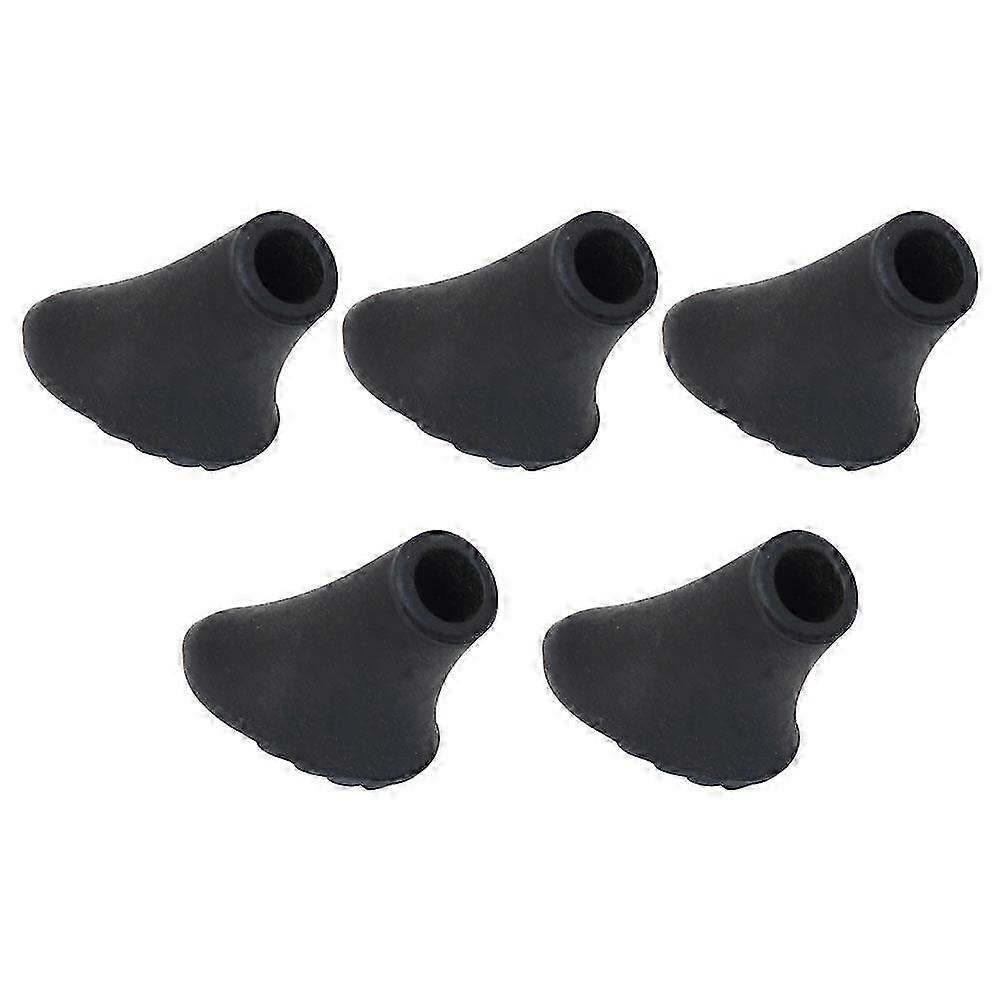 5 Pcs Replacement Rubber Tips Trekking Poles Thickened Pole Tip Protectors Edition 0725