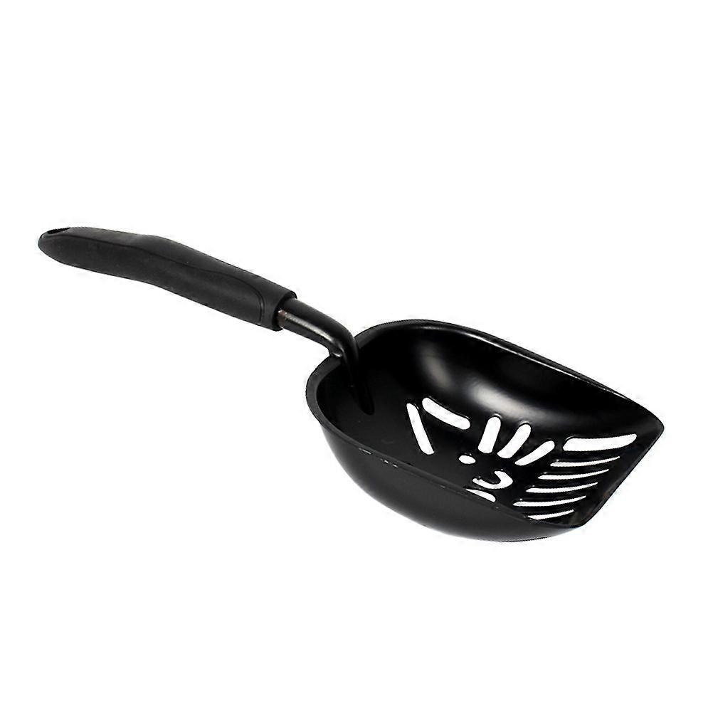 Metal Litter Scoop Designed For Pet Owners With 1Pack Of Robust Construction In Black For Optimal Cleaning