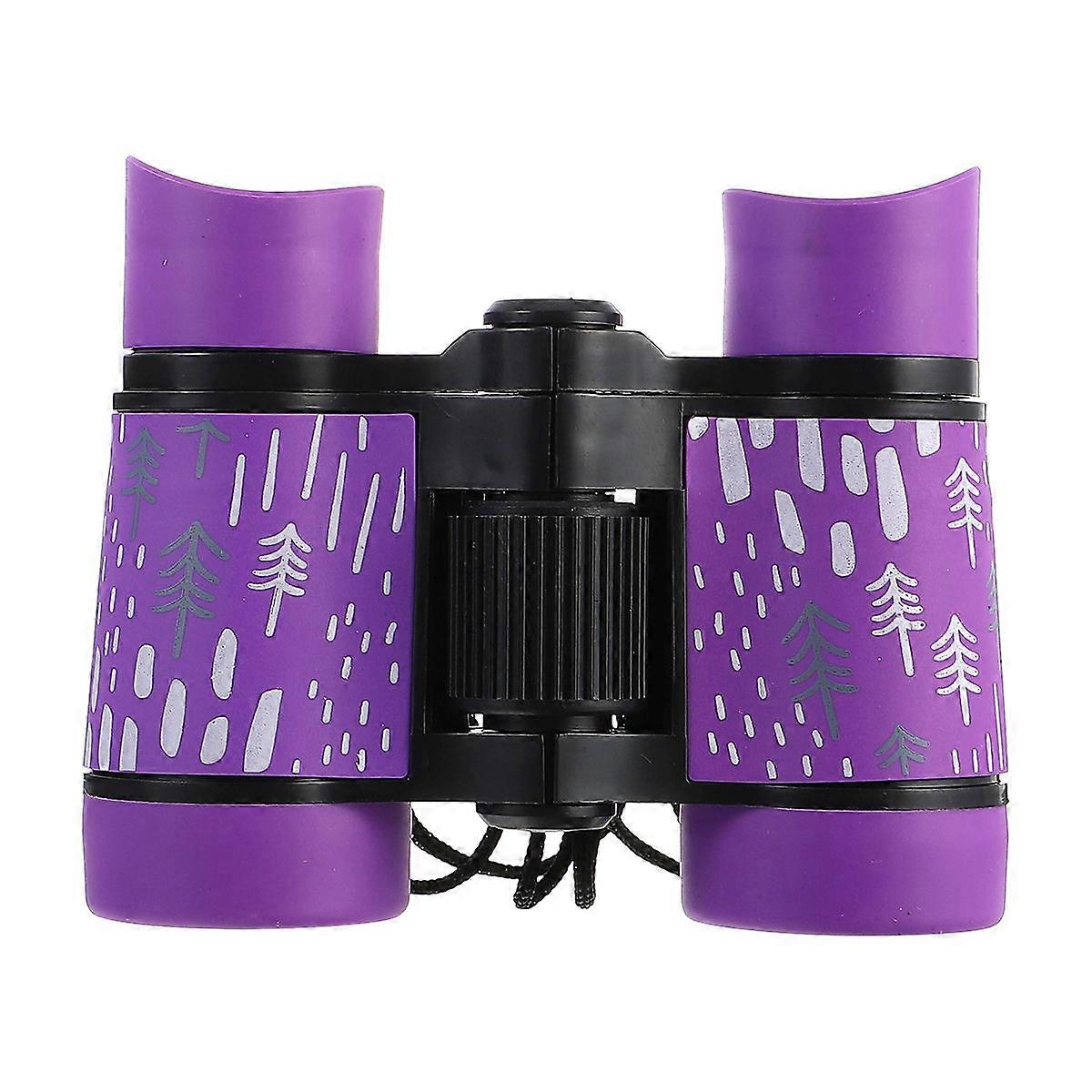 High Resolution Printed Binoculars, Portable Magnification for Outdoor Adventure, Shockproof Grip