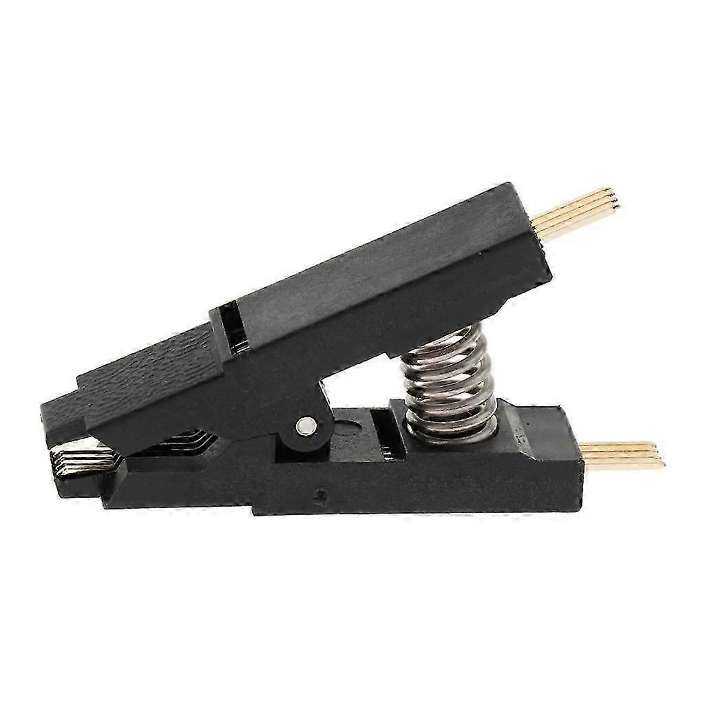 2025 SOIC8/SOP8 Flash Chip IC Test Clip Black For BIOS/24/25/93 Programmer Adpter