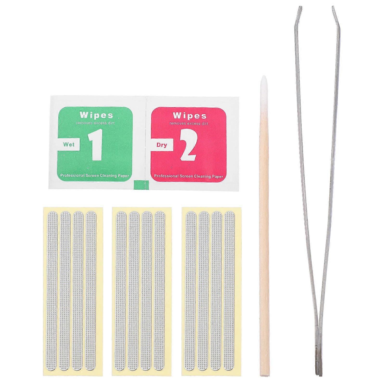 Tablet Speaker Dustproof Mesh Sticker Protective Maintenance 1 Set Rectangular Assorted Color 12-Pcs