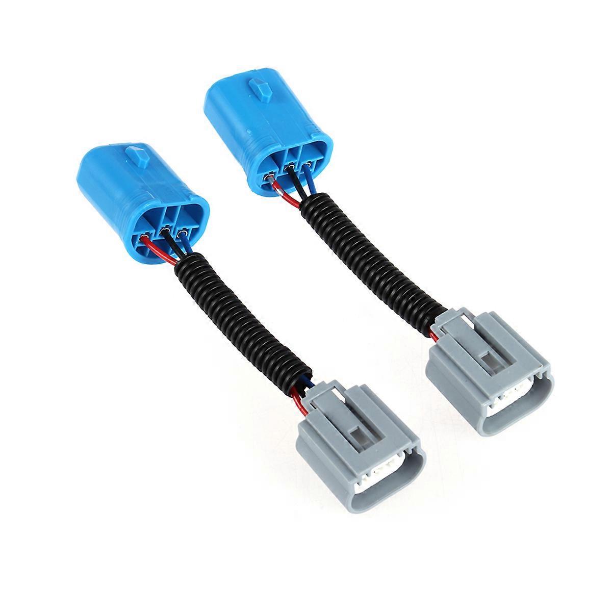 High Efficient Copper Wiring Headlight Conversion Adapter Harness For Car Owners 2Pcs