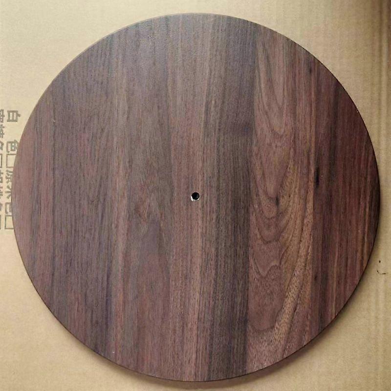 Wooden Round Base Replacement for Standing Coat Rack Coat Tree Holder Base Support Stand for Home Office Store Use Walnut color