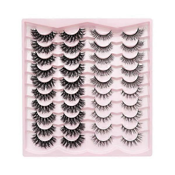 False eyelashes Cat-Eye Lashes Faux Mink Lashes Natural looking Fluffy Wispy lashes that look like extensions 15