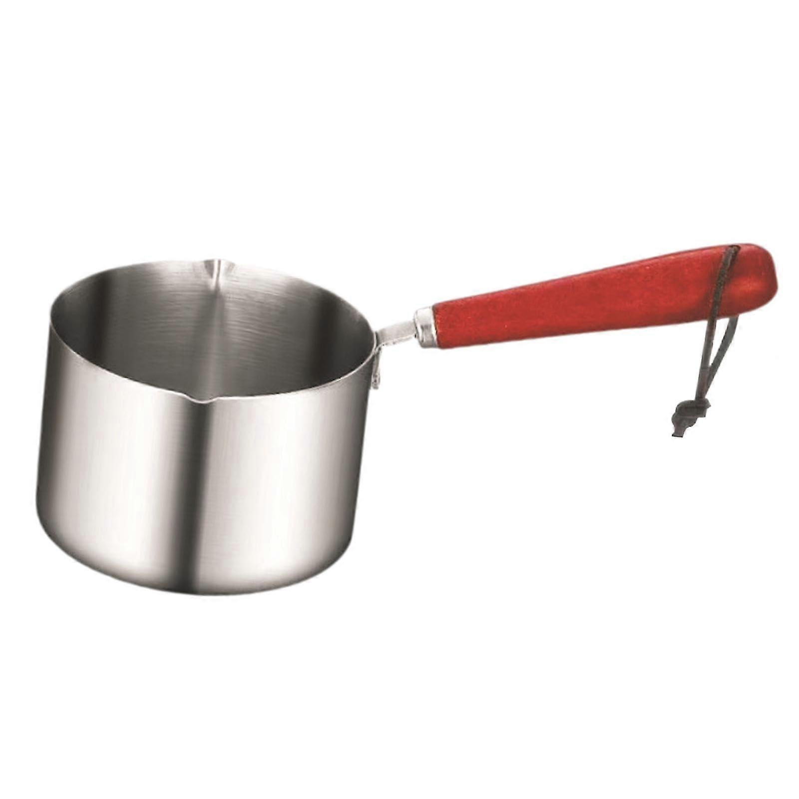 Hot Oil Pan Small Saut Pan Rust Resistant Multipurpose Melting Pot Butter Warmer for Camping Kitchen Household Boiling Butter 500ml 500 Ml