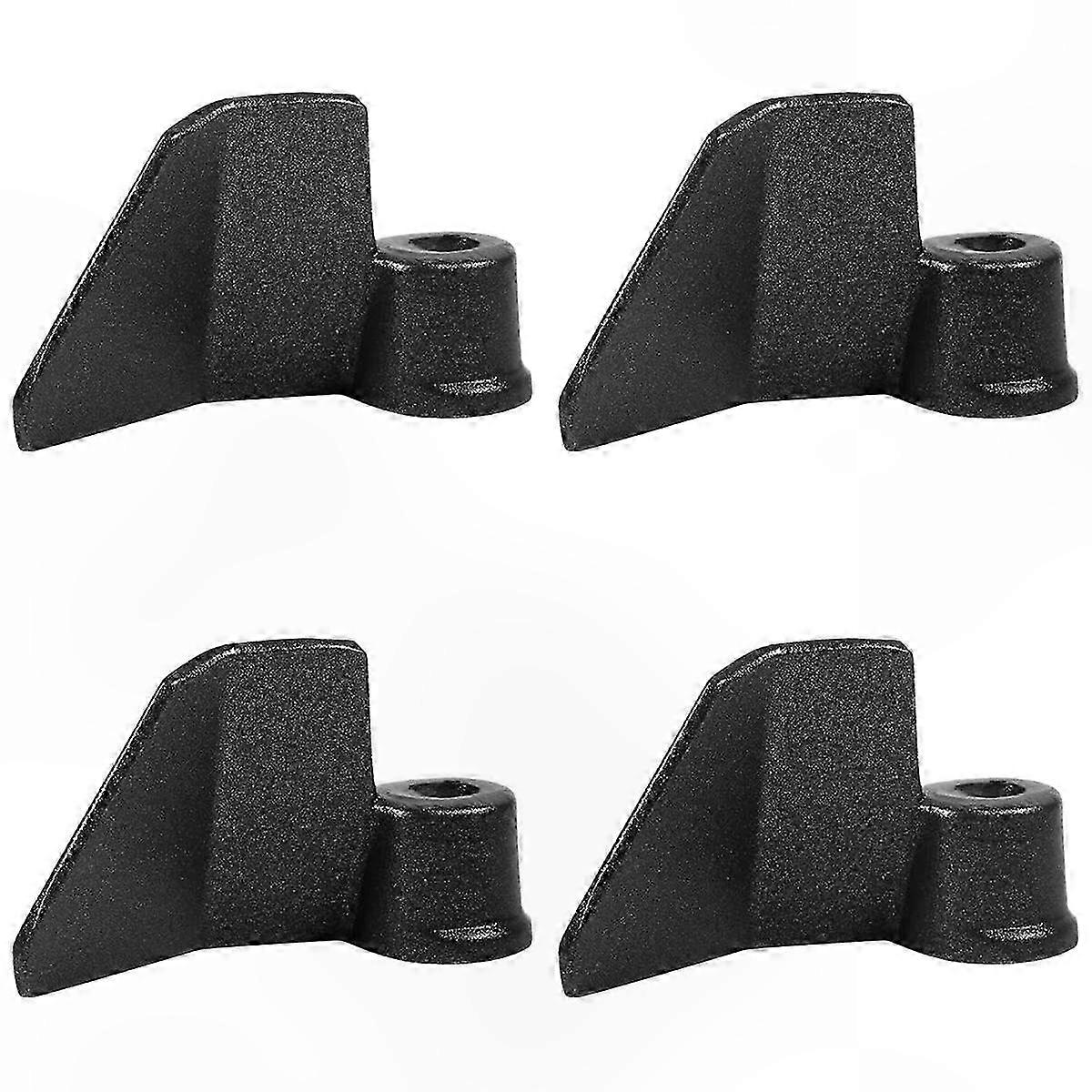 Stainless Steel Kneading Hooks for Bread Machines, Set of 4 Durable Paddles for Baking