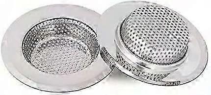 Stainless Steel Sink Drain Filter, Rust Resistant Sink Strainer, 9cm OD Silver Sink Screen for Optimal Fit
