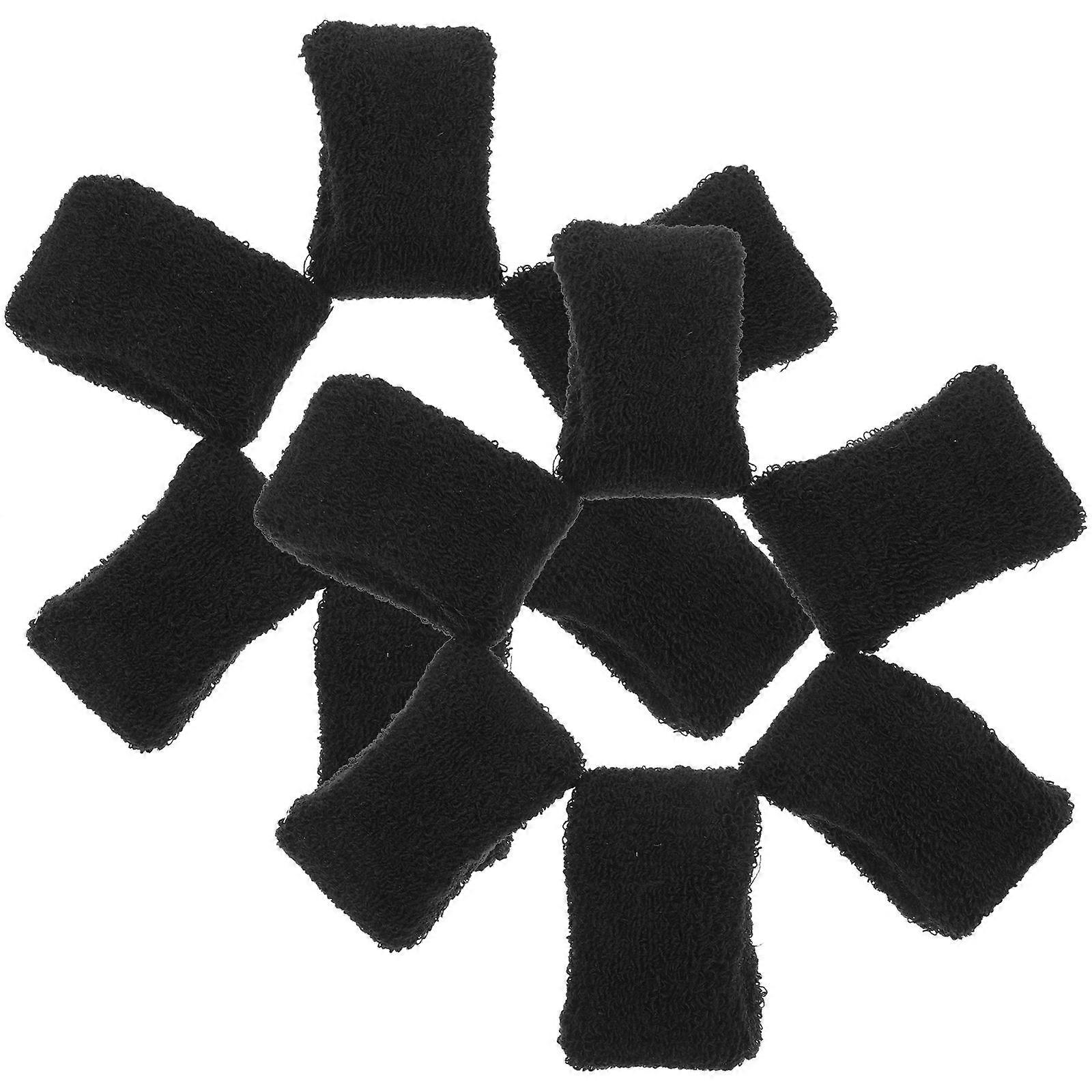 Women And Girls Hair Ties 12Set Elastic Accessories In Black Color Perfect For Daily Life Events And Activities Offering Good Elasticity And No Damage