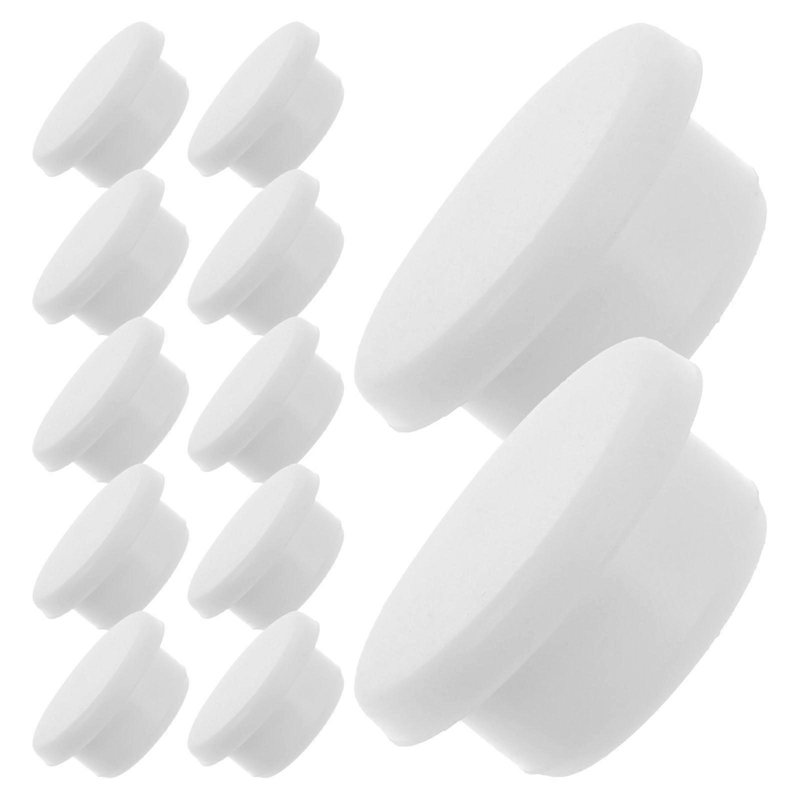20pcs Silicone Stopper Plugs for Washbasin Overflow Drain Covers Replacement