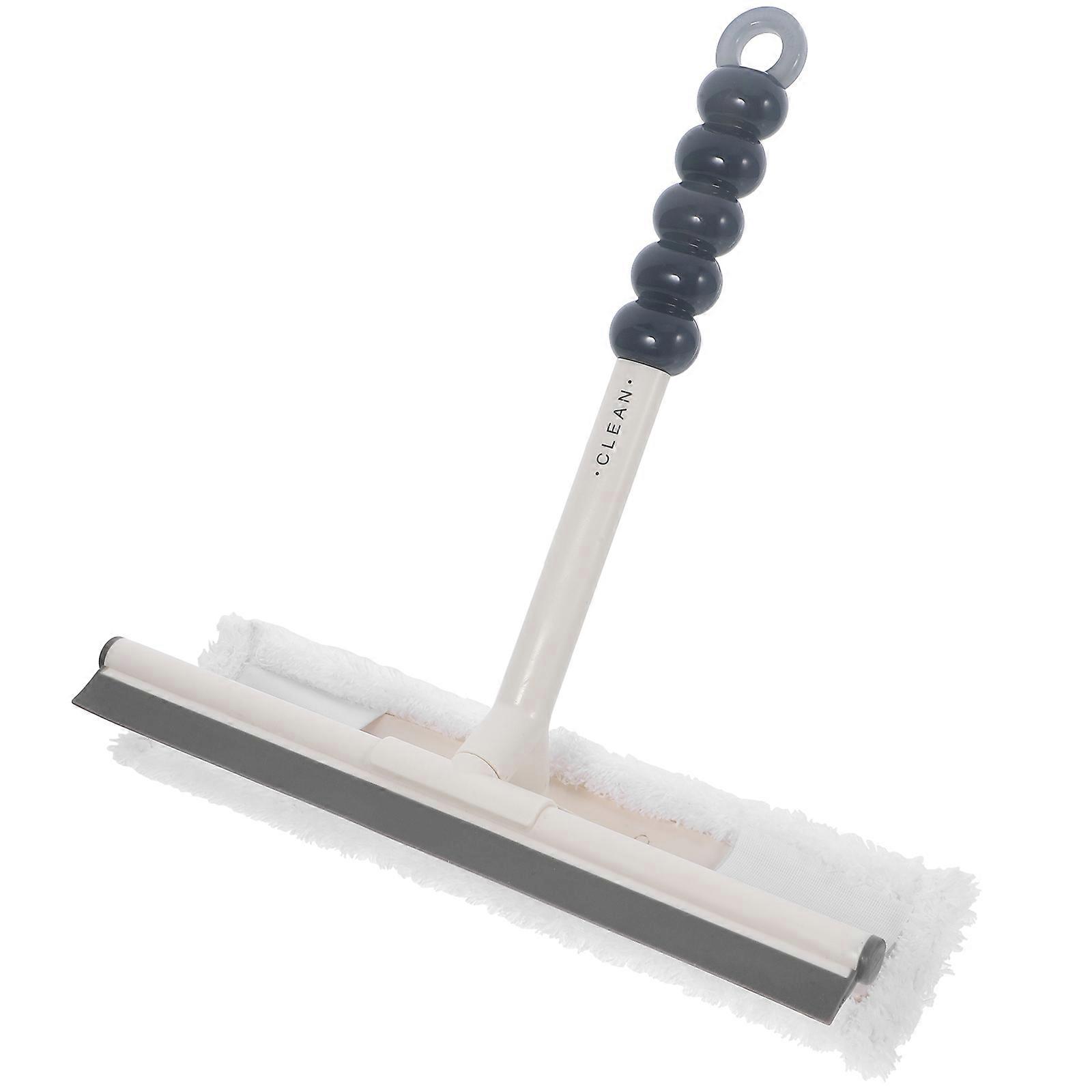 Double Sided Shower Squeegee Window Cleaner Tool Durable Material for Bathroom Home Car Use Grey