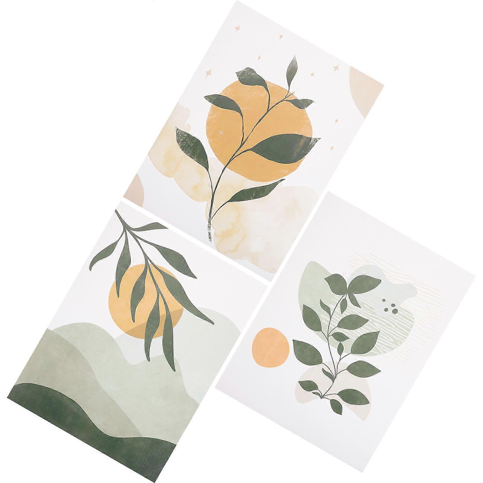 Stylish Multi Canvas Art Prints For Coffee Shop Decor 40x30cm 3Pcs Collection