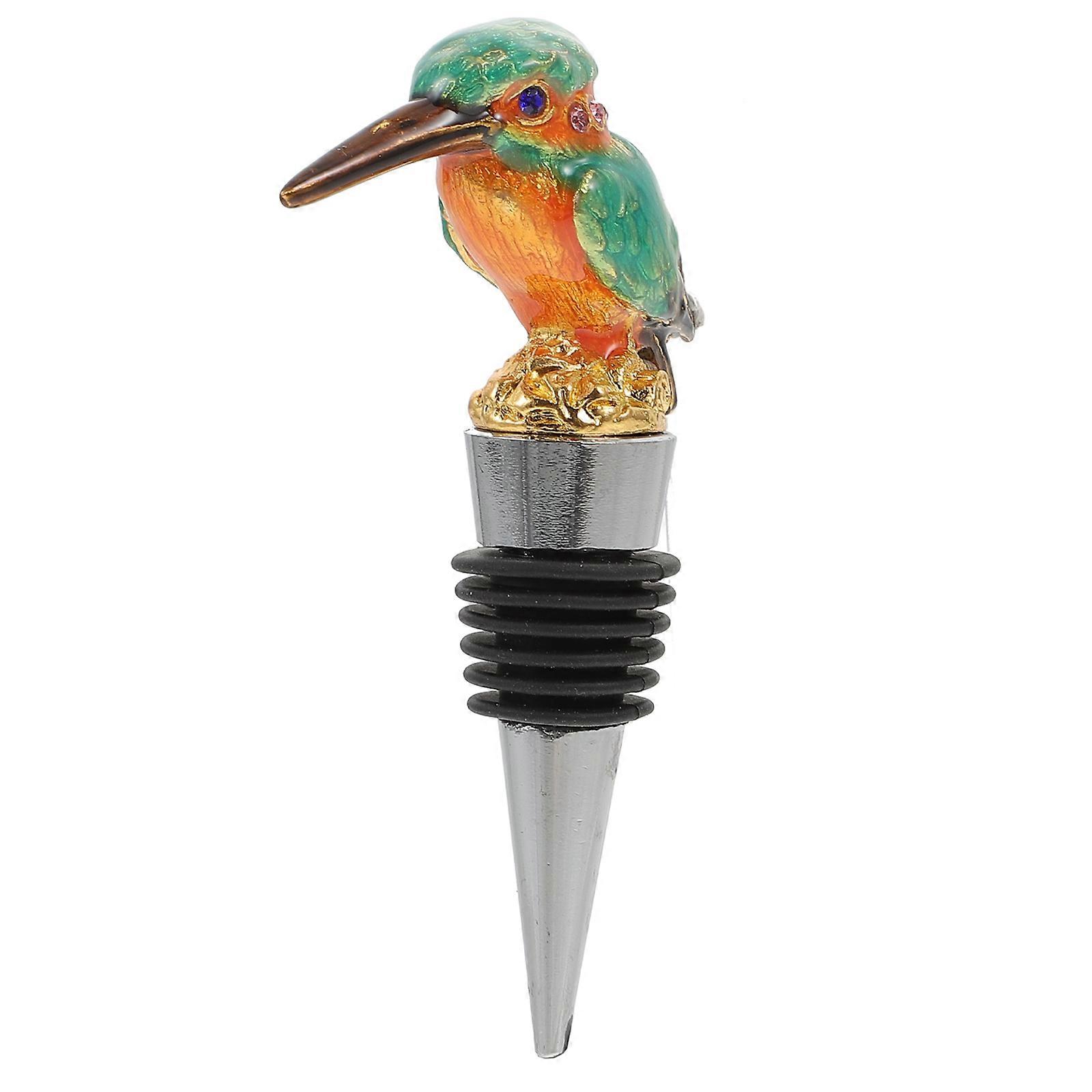 Colored Birds Design Stoppers Reusable Seals for Preservation, Multipurpose Plugs for Home Bar Use