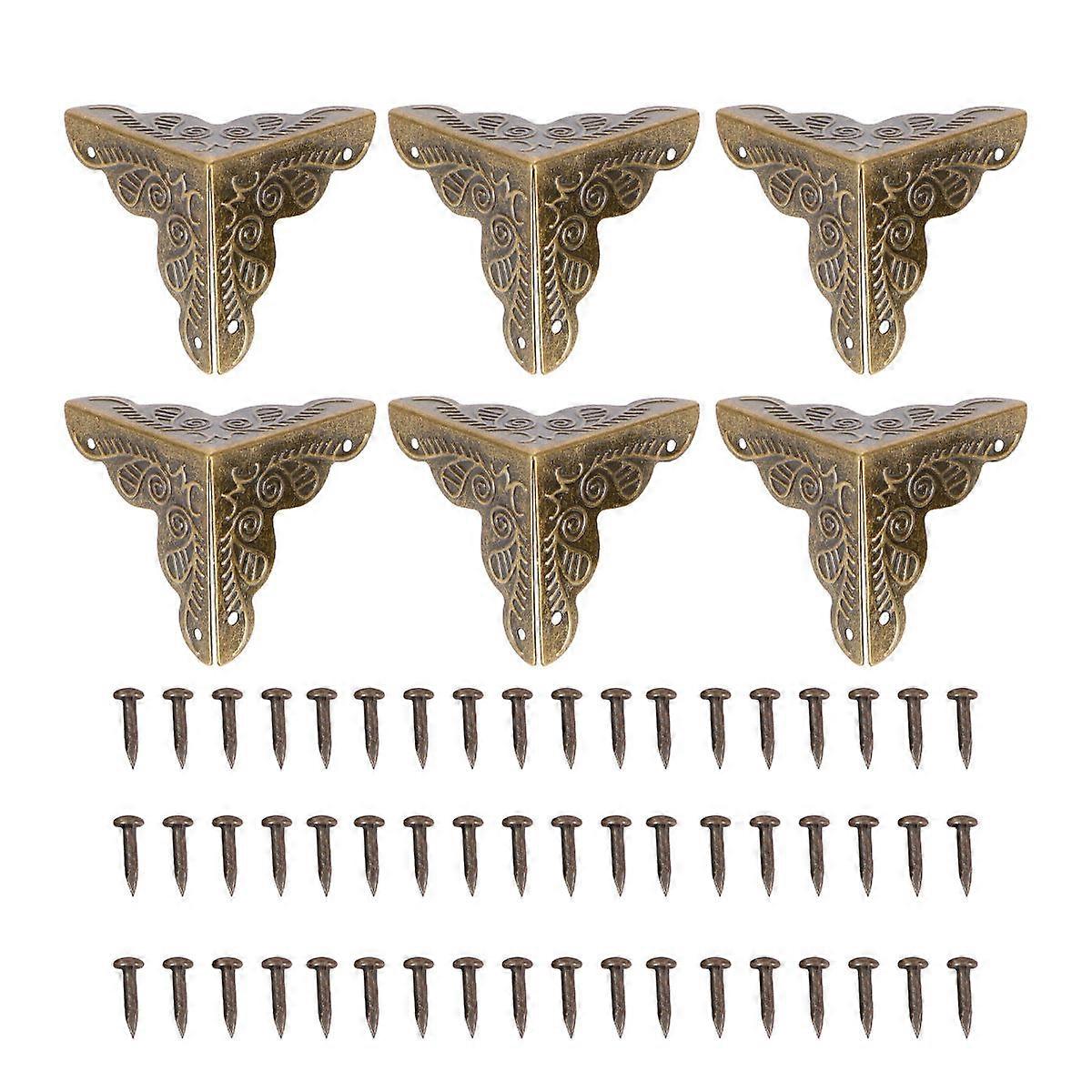 Corner Guards Furniture Box Edge Safety Guard 30Pcs Triangle Vintage Style With Protective Function Perfect For Home Improvement