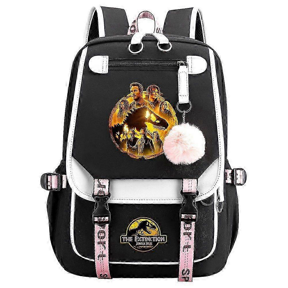 Functional Dino Backpack for UK College - Practical Jurassic Park Print Design