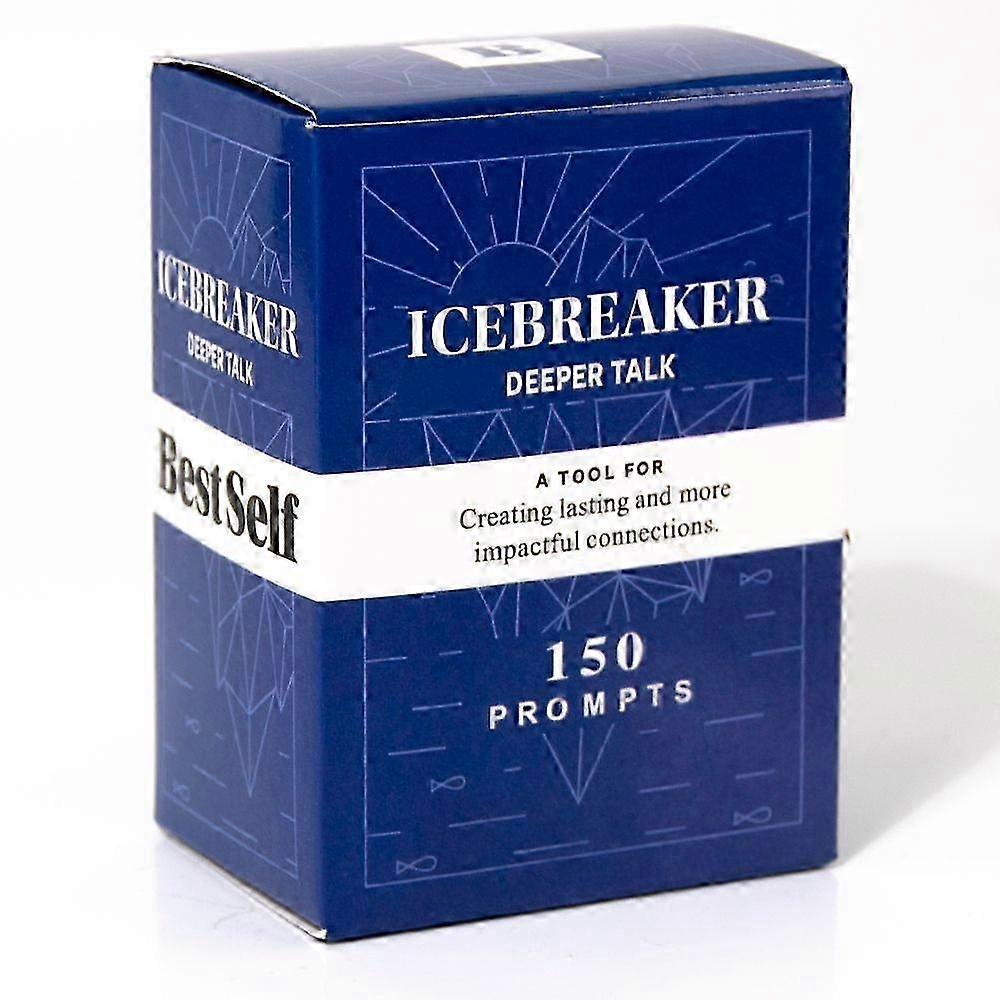 2025 Gaibosi Conversation Starter Icebreaker Deeper Talk Deck by BestSelf card game Powerful Conversation 150 Cards