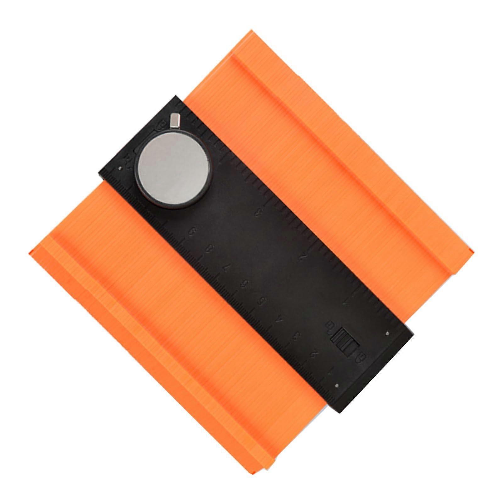 Flexible Contour Gauge Tool 5 Inch ABS Profile Measuring Tool for Easy Measurement of Complex Shapes in Pipe Installation