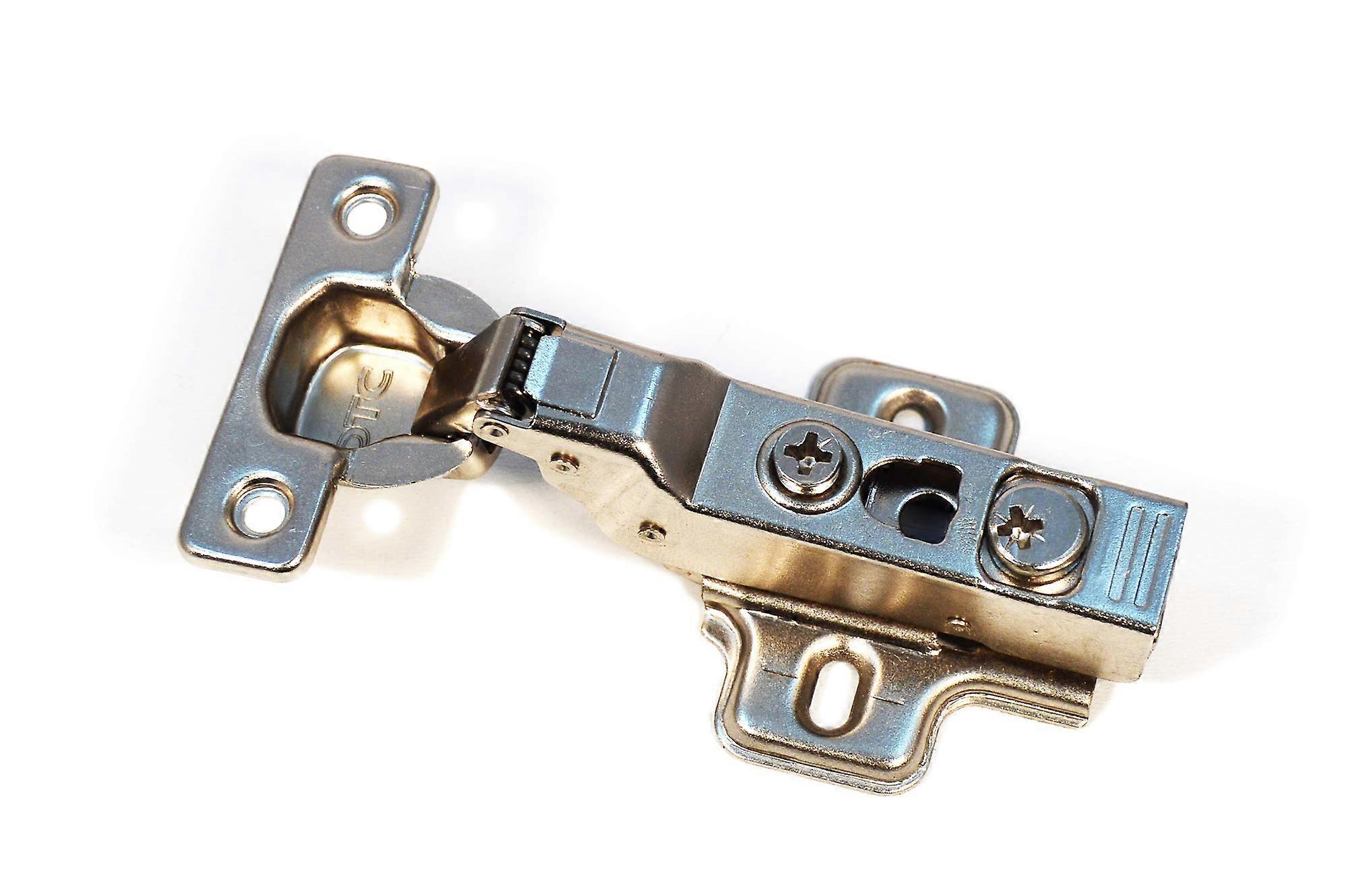 4x Pot Hinge Inner Stop Hydraulic Damper Hinge for Furniture, 26mm Size, Durable Design, Easy Installation