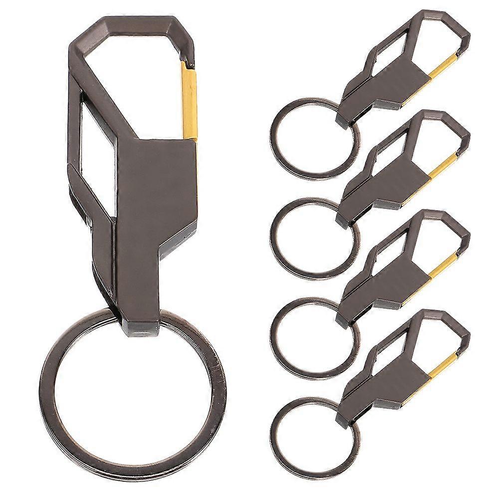 5pcs Key Chain Holder Keyring Decorative Keychains With Hook Key Chain Rings Accessory Men Belt Key Rings metal keychains