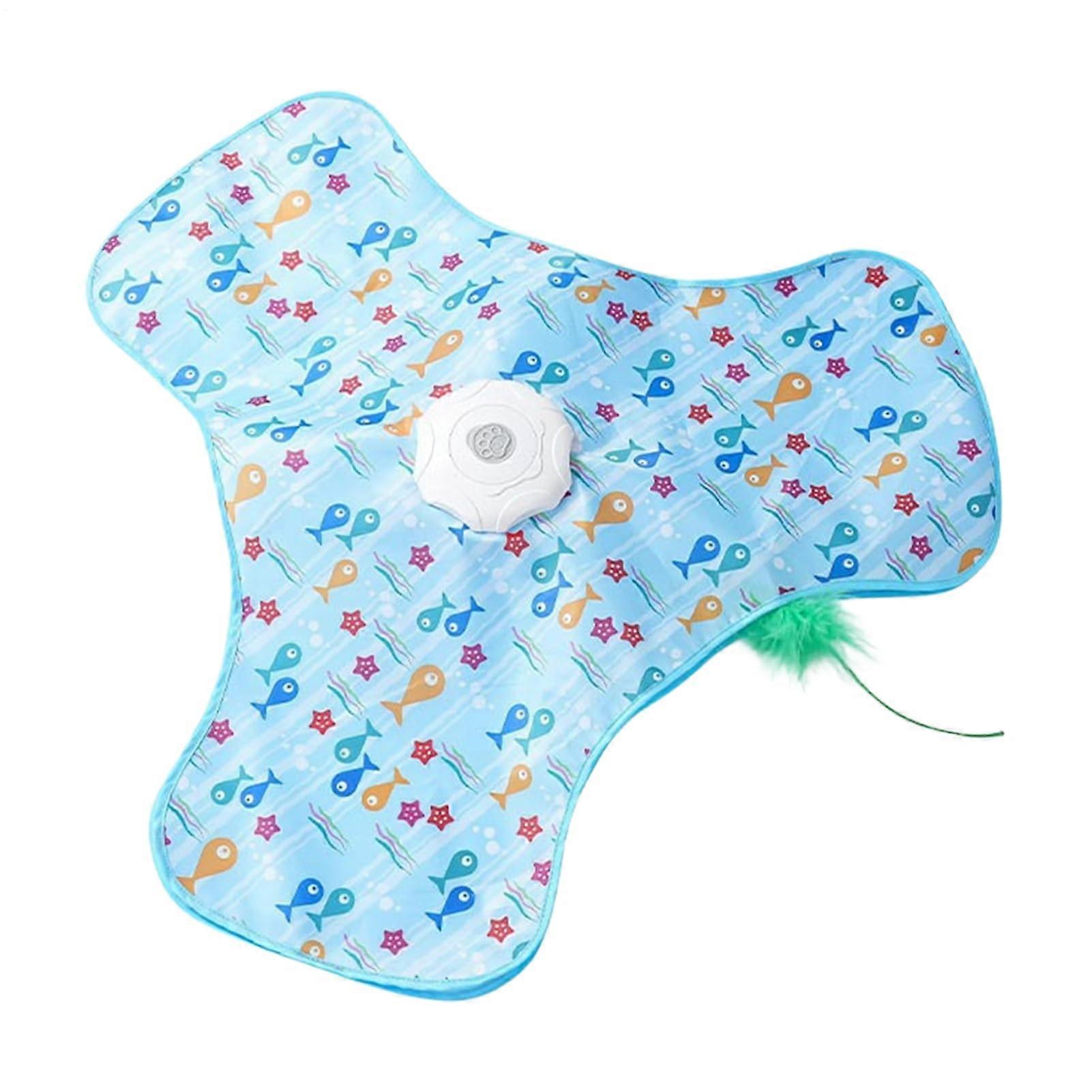 Moving Cat Toys, Automatic Cat Toys, Concealed Rechargeable Pet Supplies Game for Playtime Indoor Encouraging Exercise Home Keeping Entertained