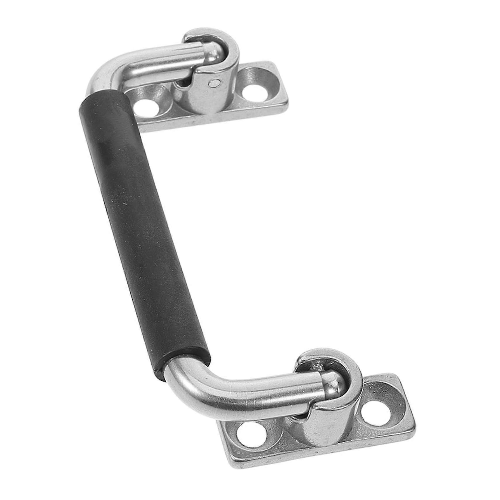 Boat Handles - Replacement Cabinet Door Handles with 90° Folding Design and Comfortable Rubber Coating for Easy Grip