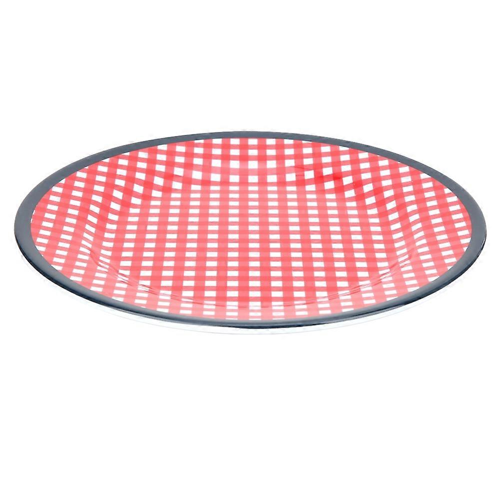 22cm Round Plate Temperature Resistant Dinnerware for Home Restaurant Hotel Kitchen