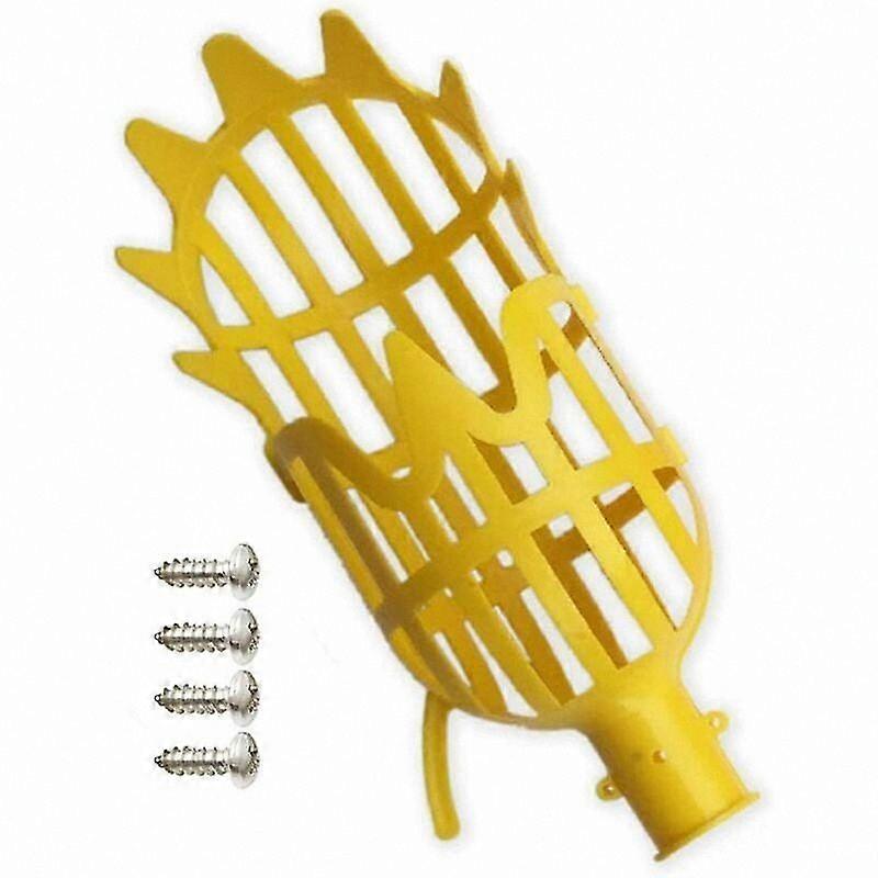 Fruit Harvesting Basket Head Plastic Picker Tool Easy to Assemble for Home Garden Orchard Park Farm Use with Lute Lemon Cherry Compatibility
