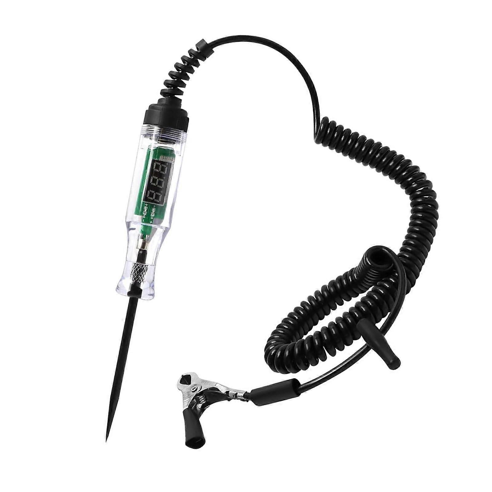 Heavy Duty 590V Digital LED Circuit Tester, Test Light Automotive, Auto Bidirectional Light Tester (348V)