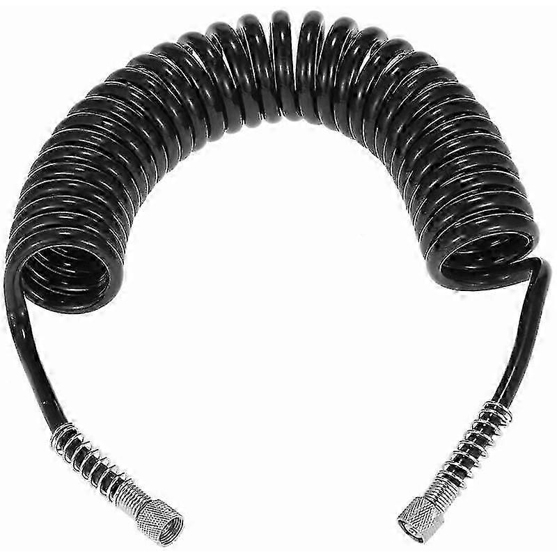 Pu Spring Airbrush Air Hose, With Standard 1/8" Fittings, 3m (10') Cisea