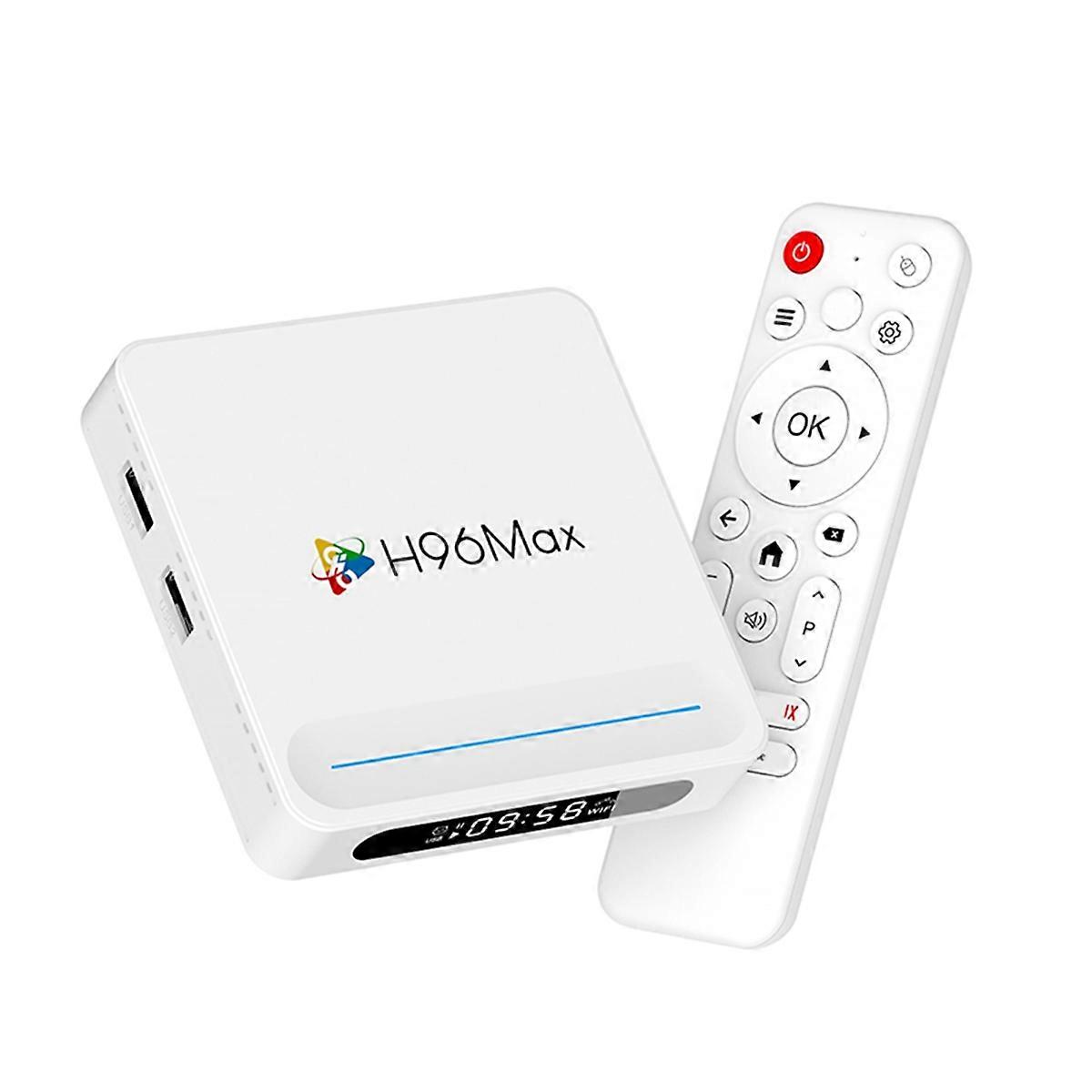 Smart TV Box H618 PLUS Android 14 Wifi6 BT5.4 Remote Control 8K Mouse Assistant Media Player Set T