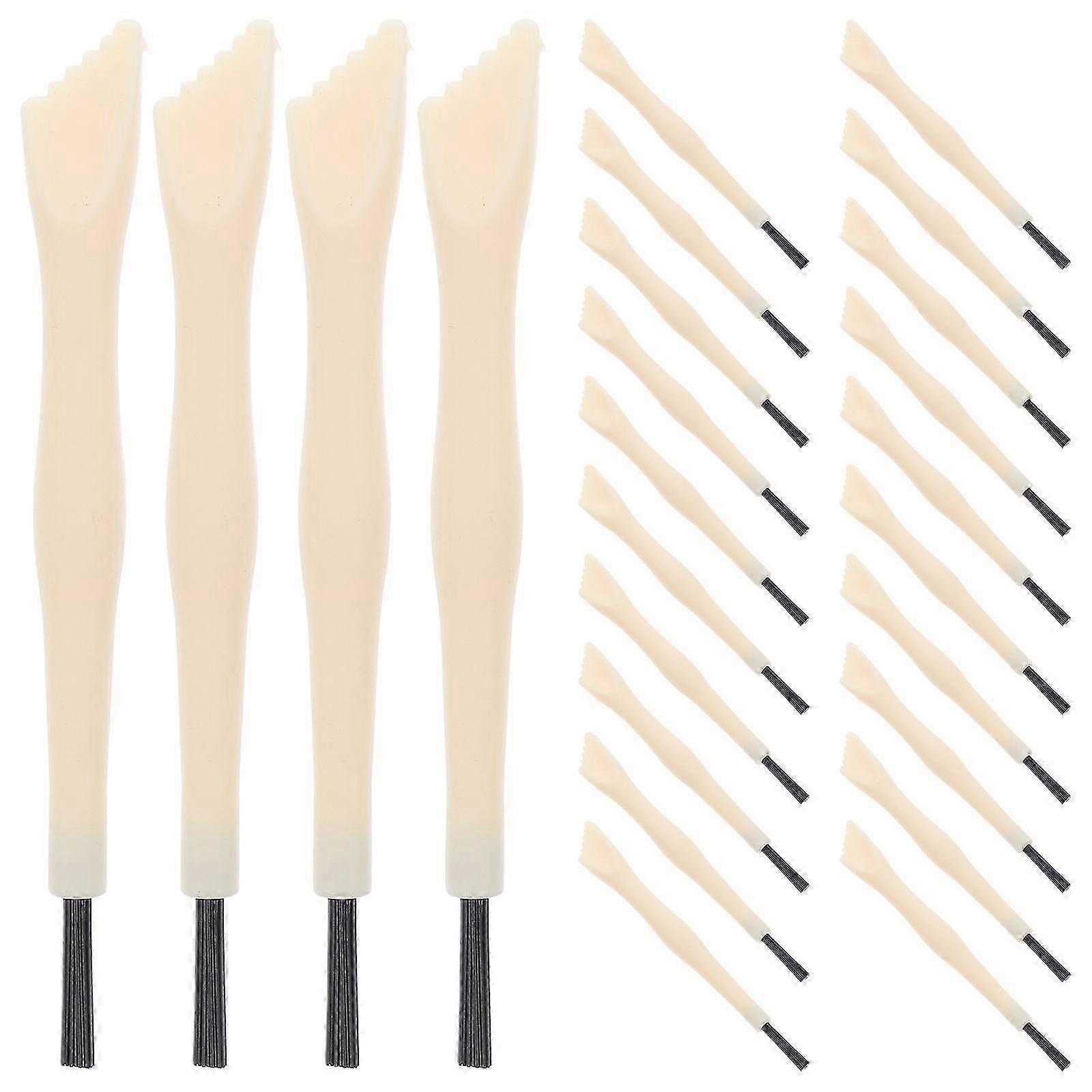24pcs STEM Science Excavation Kit for Kids - Dinosaur Digging Tools, Archaeological Toys with Chisel & Brush, DIY Learning Activity