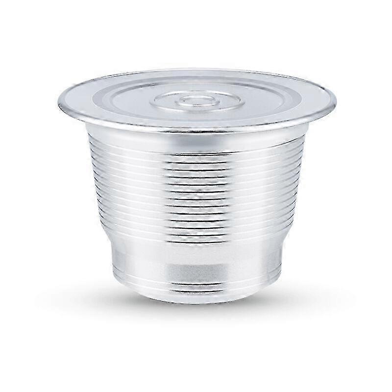 Stainless Steel Reusable Refillable Coffee Capsule Filters, One Piece, Silver