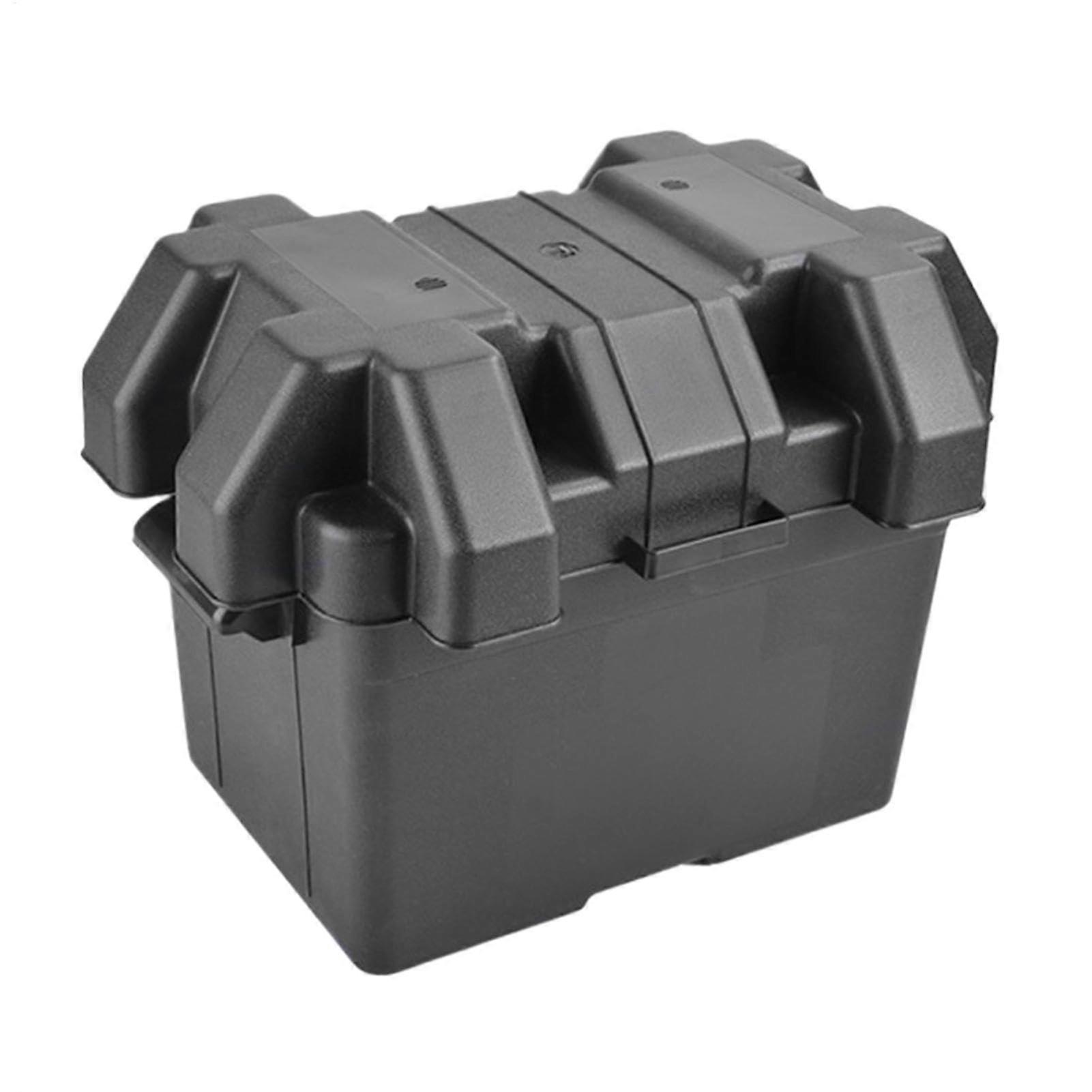 Camping Battery Box for Solar Power, Waterproof Portable Battery Storage, Outdoor Use, Compatible with Various Battery Sizes