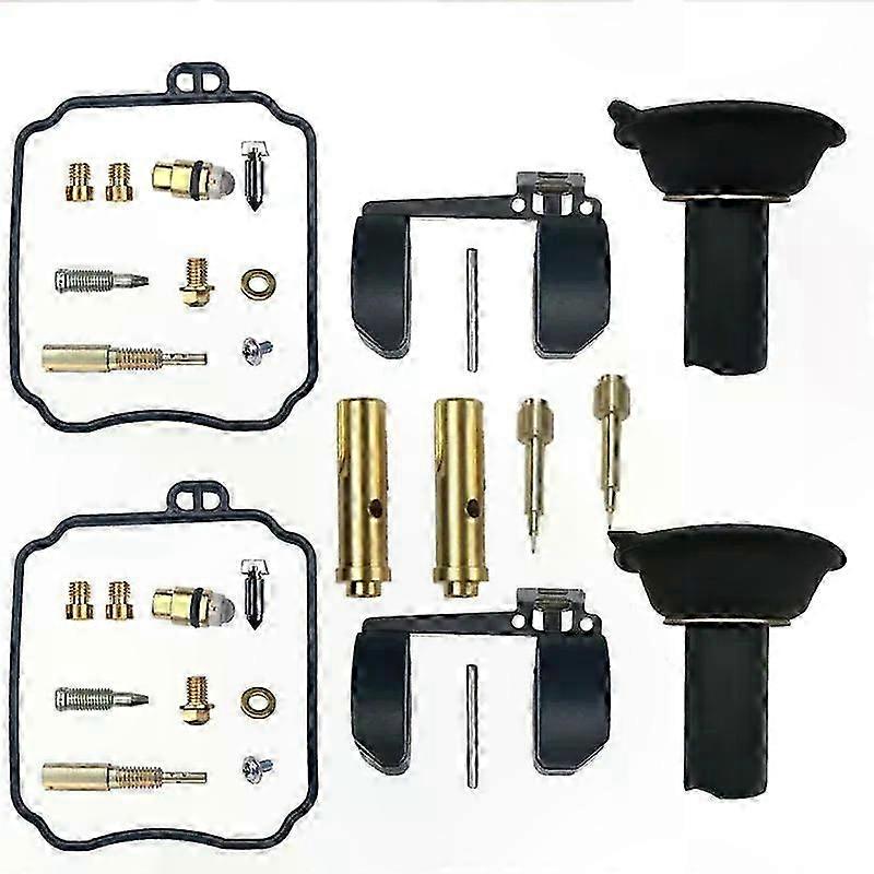 Motorcycle Carburetor Repair Kit with Float and Diaphragm for 125cc Models - Carb Rebuild Components