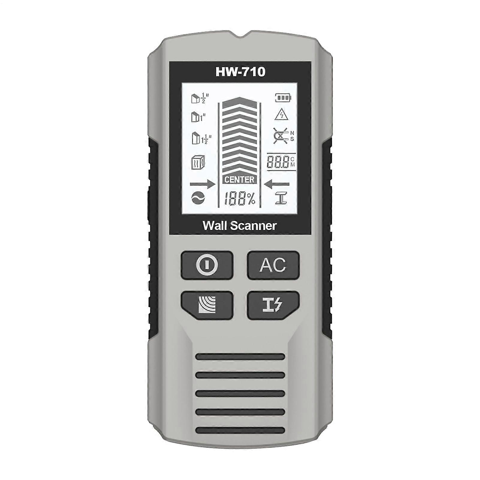 Stud Finder Tool - ABS Visual Tracker, Portable 15x6.7x3cm Wire Locator with LCD for Safe Home Renovation and Construction