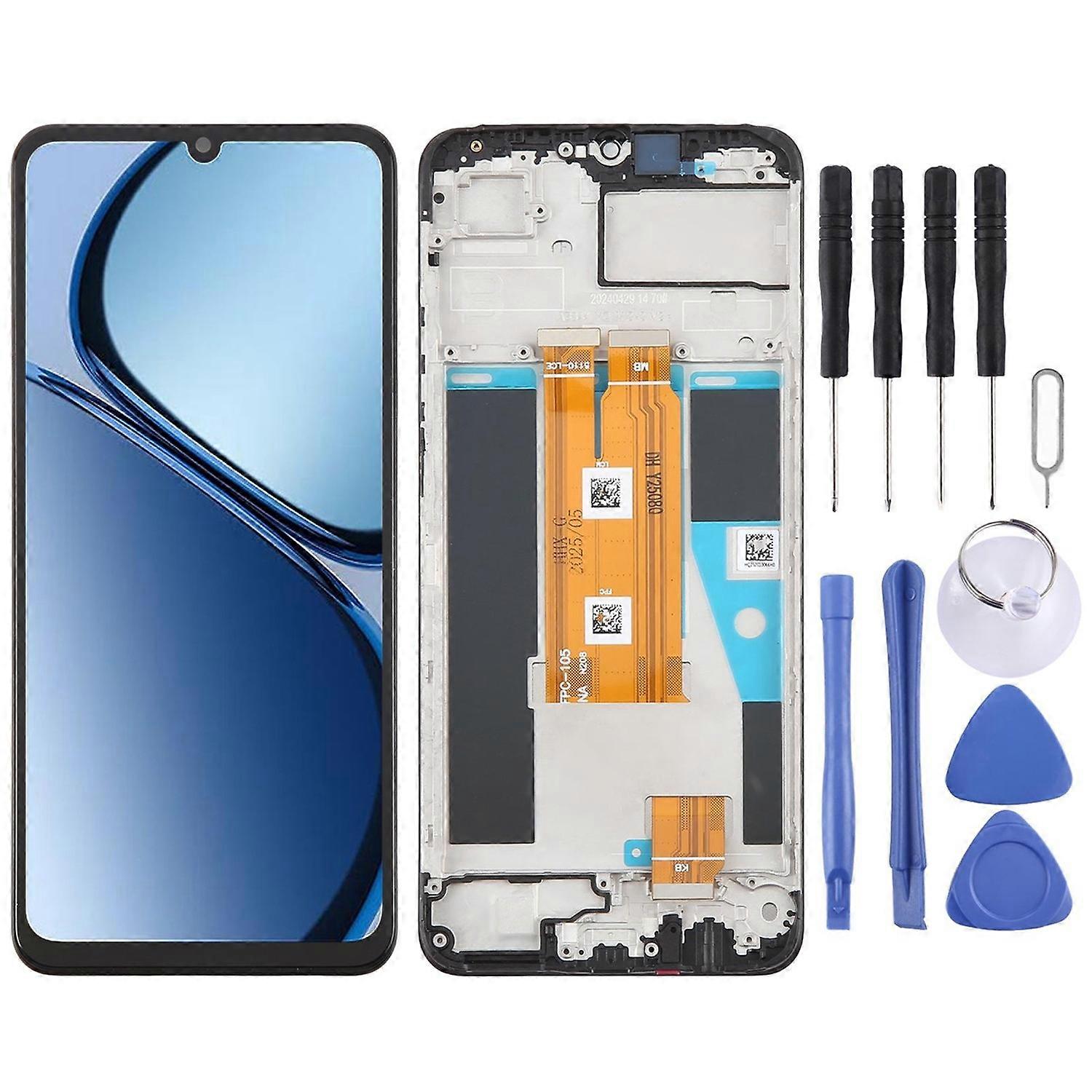 LCD Screen with Frame For Realme Narzo N63 4G