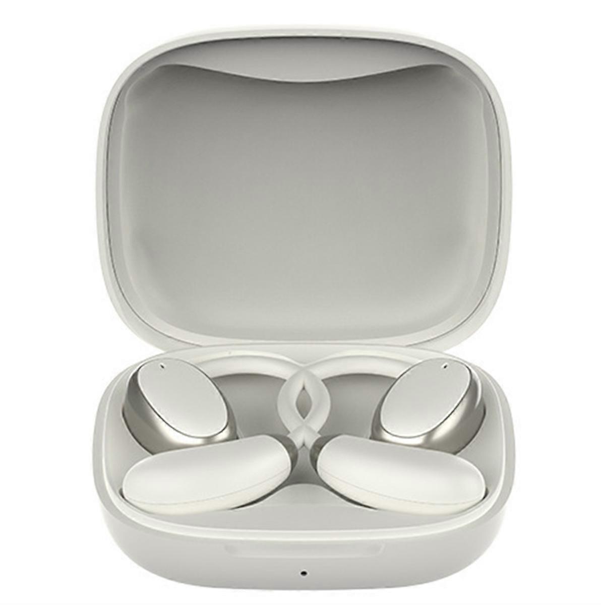 V18 Language Translator Earbuds 150 Languages High Accuracy AI Wireless Instant Translator Device BT Earphones White