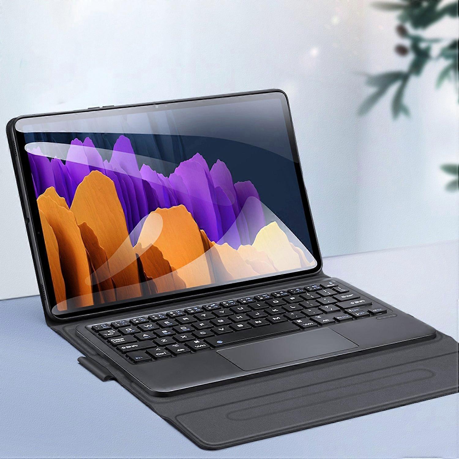 Bluetooth Keyboard Leather Case For Samsung Galaxy Tab S7