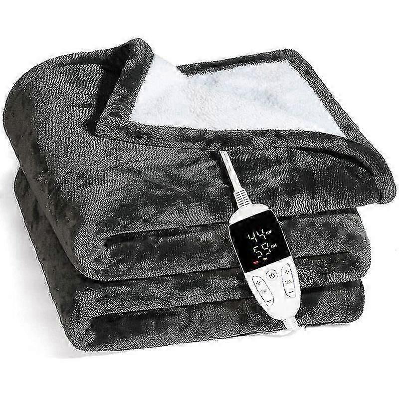 Electric Heated Throw Blanket Fast Heating Pads Super Cozy Soft Warm Flannel