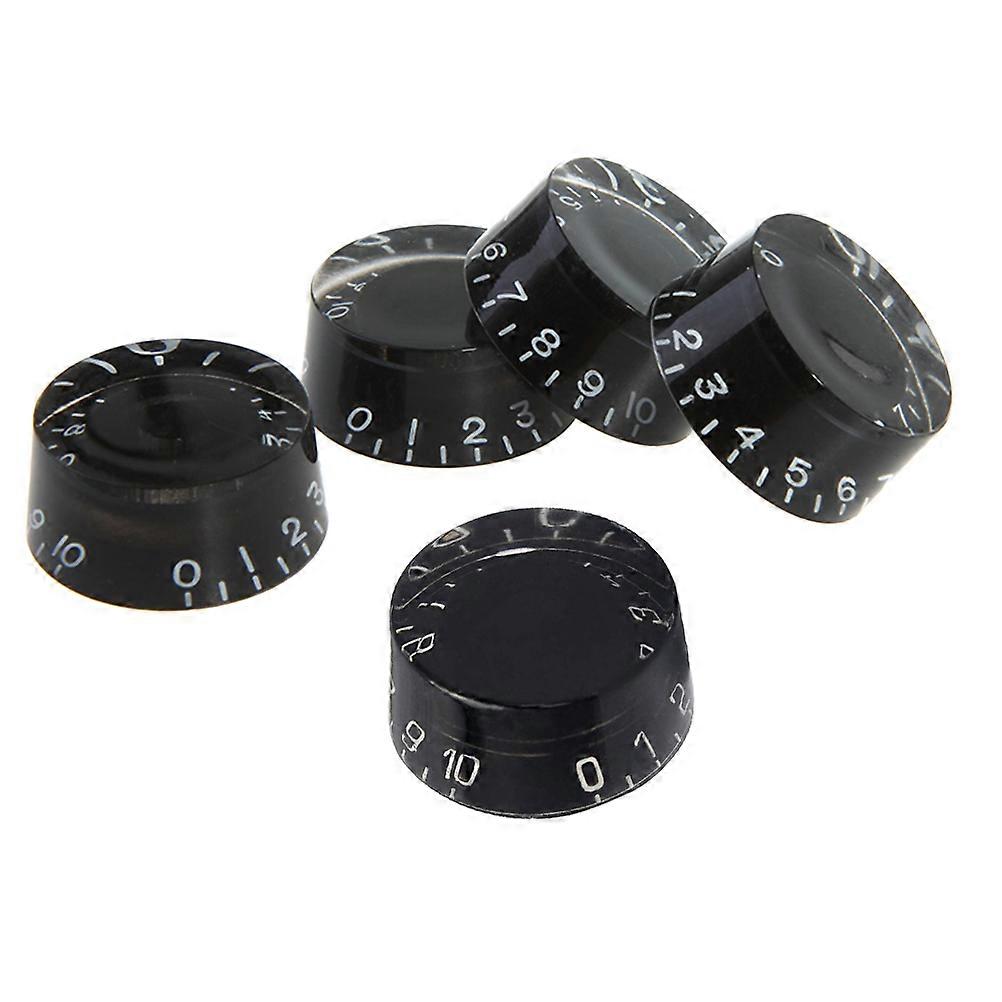 Control Knobs Volume Tone Knobs Electric Guitar for Replacement 5Pcs