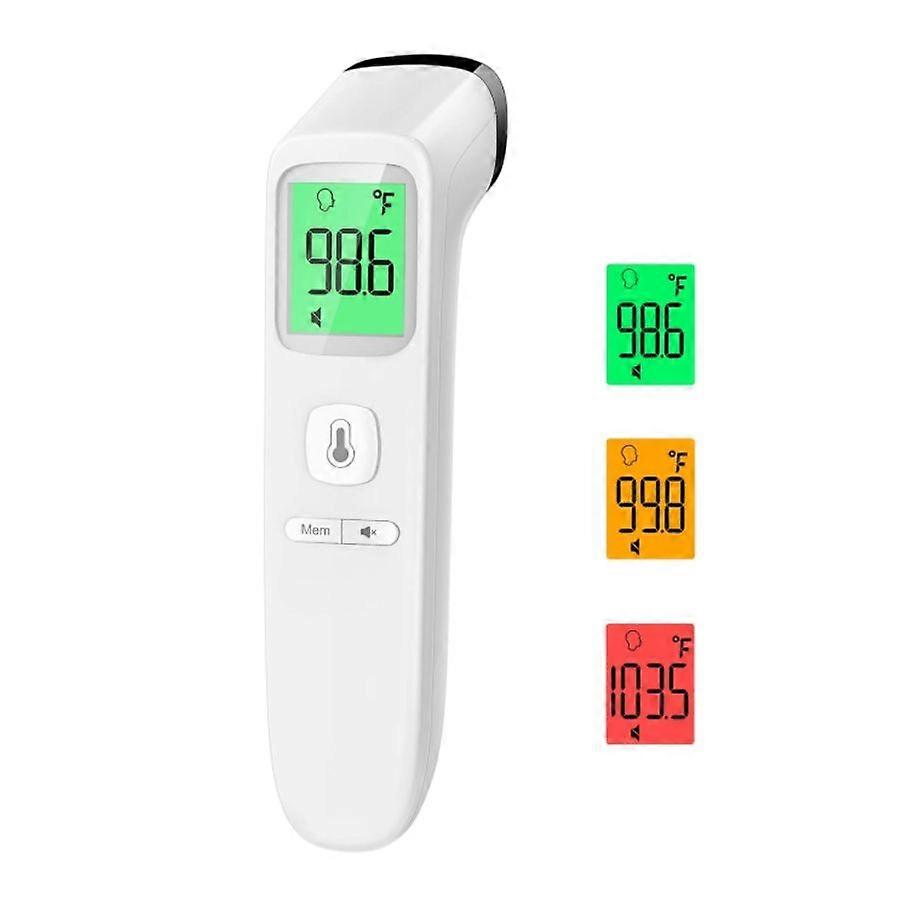 No-contact thermometer for adults and children, accurate digital baby thermometer, FSA HSA compliant(white)