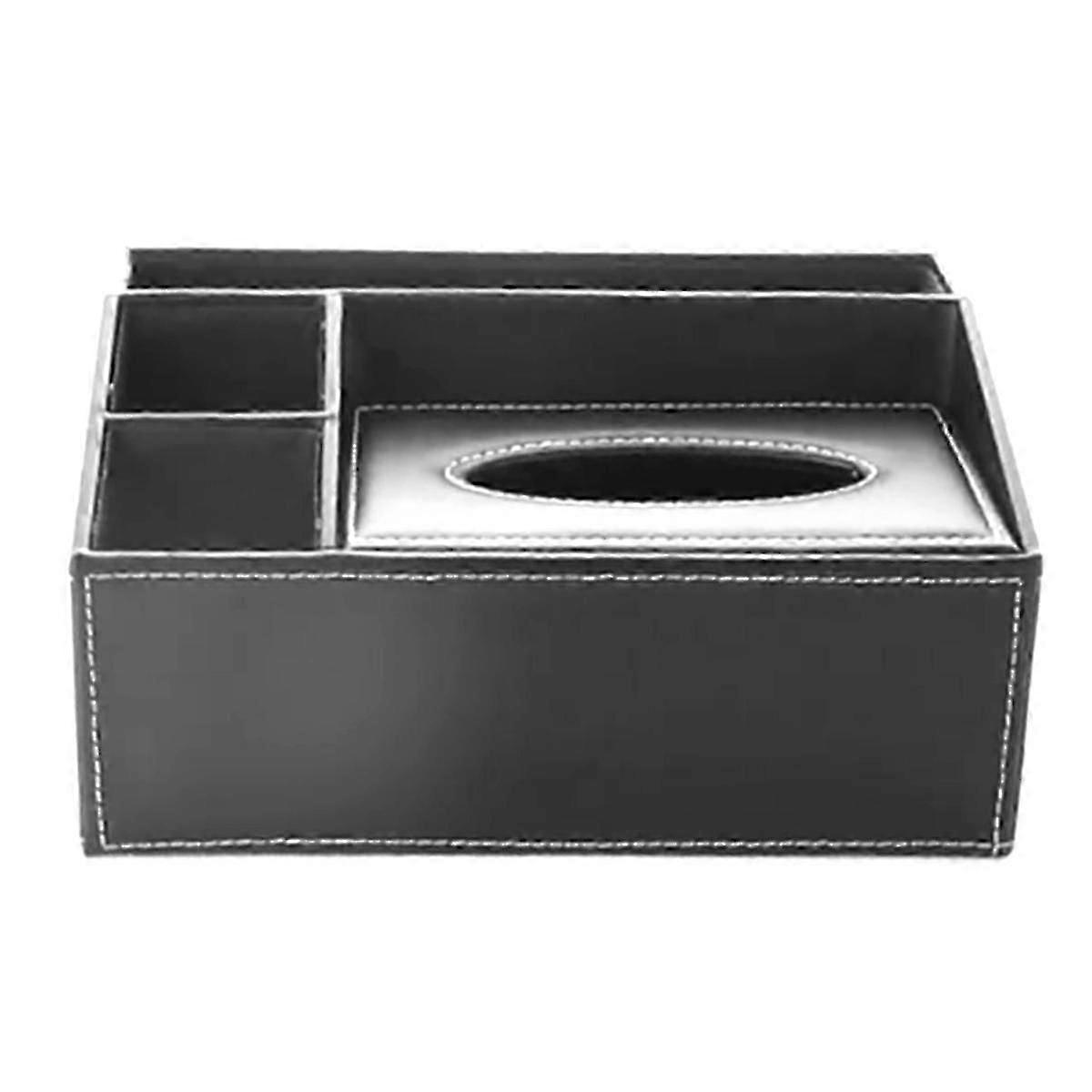 Taschentuch-Box-Abdeckung, Fernbedienungshalter Taschentuch-Box-Halter Schreibwaren-Box-Abdeckungen Leder-Box-Hülle f