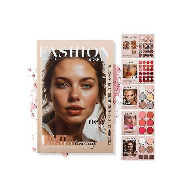 2025 5-Layer Multi - Functional Beauty Book Kit- Style Makeup Palette