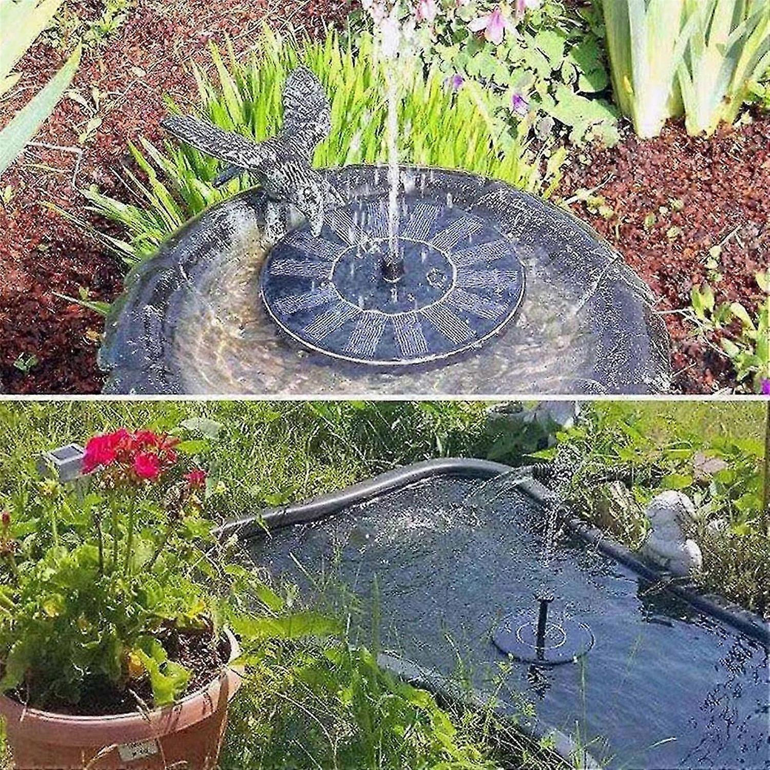 Freestanding Portable Floating Solar Fountain Pump