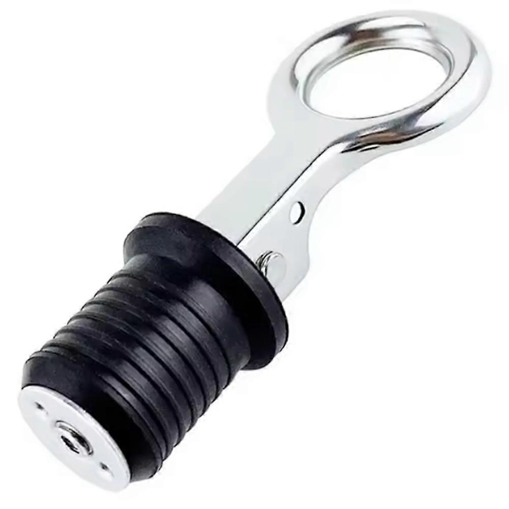 25mm Marine Drain Plug Adjustable Snap Tight Stainless Steel Drain Plugs Speed Boat Kayak Motorboat Accessories