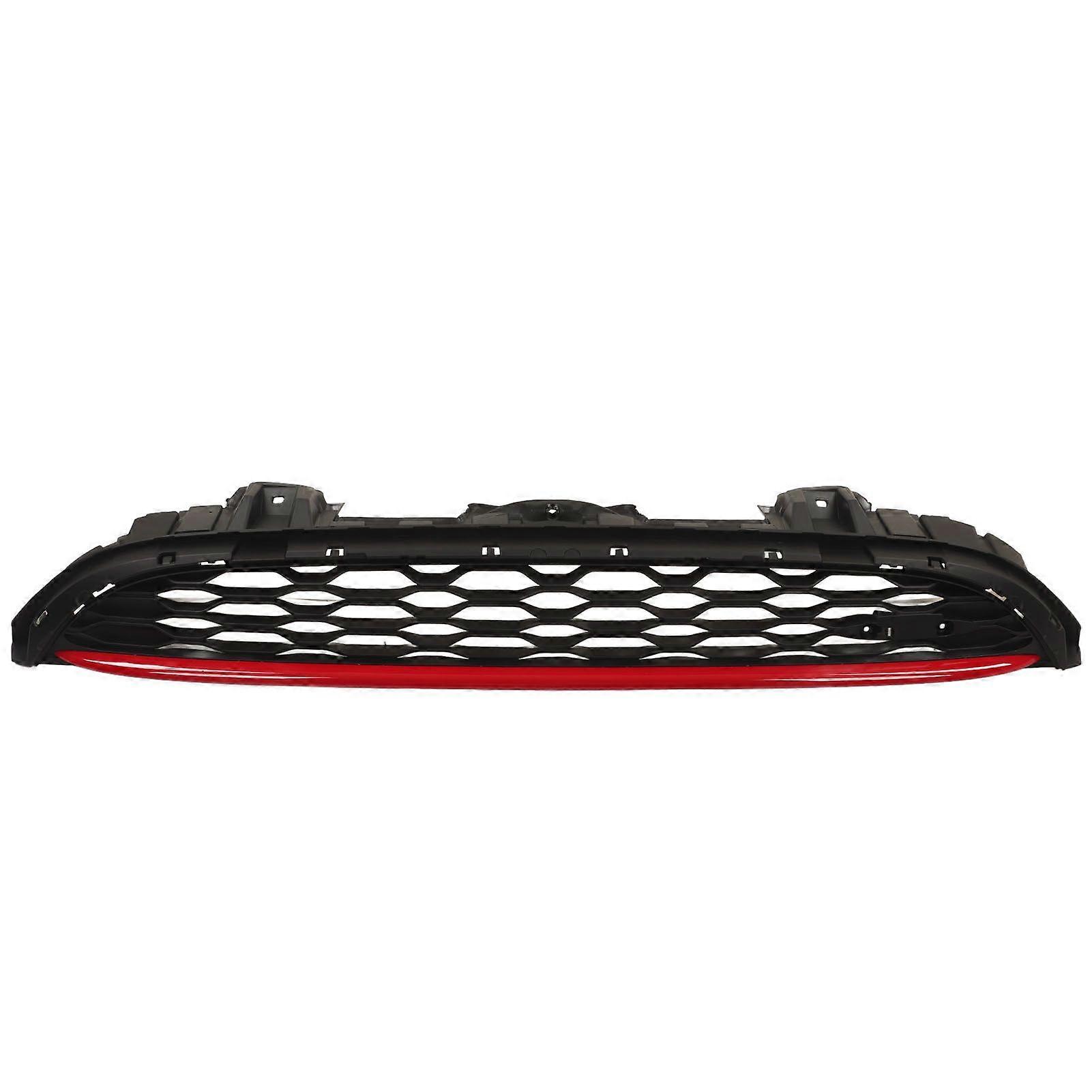 JCW Front Bumper Bonnet Grille Grill Red Stripe 51137393456 for Cooper F55 F56 F57 S JCW 20142021
