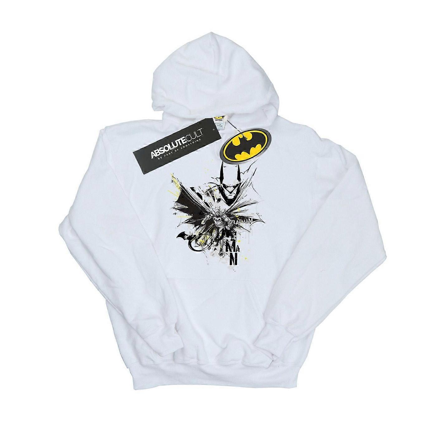 DC Comics Homme Batman Batface Splash Sweat à capuche