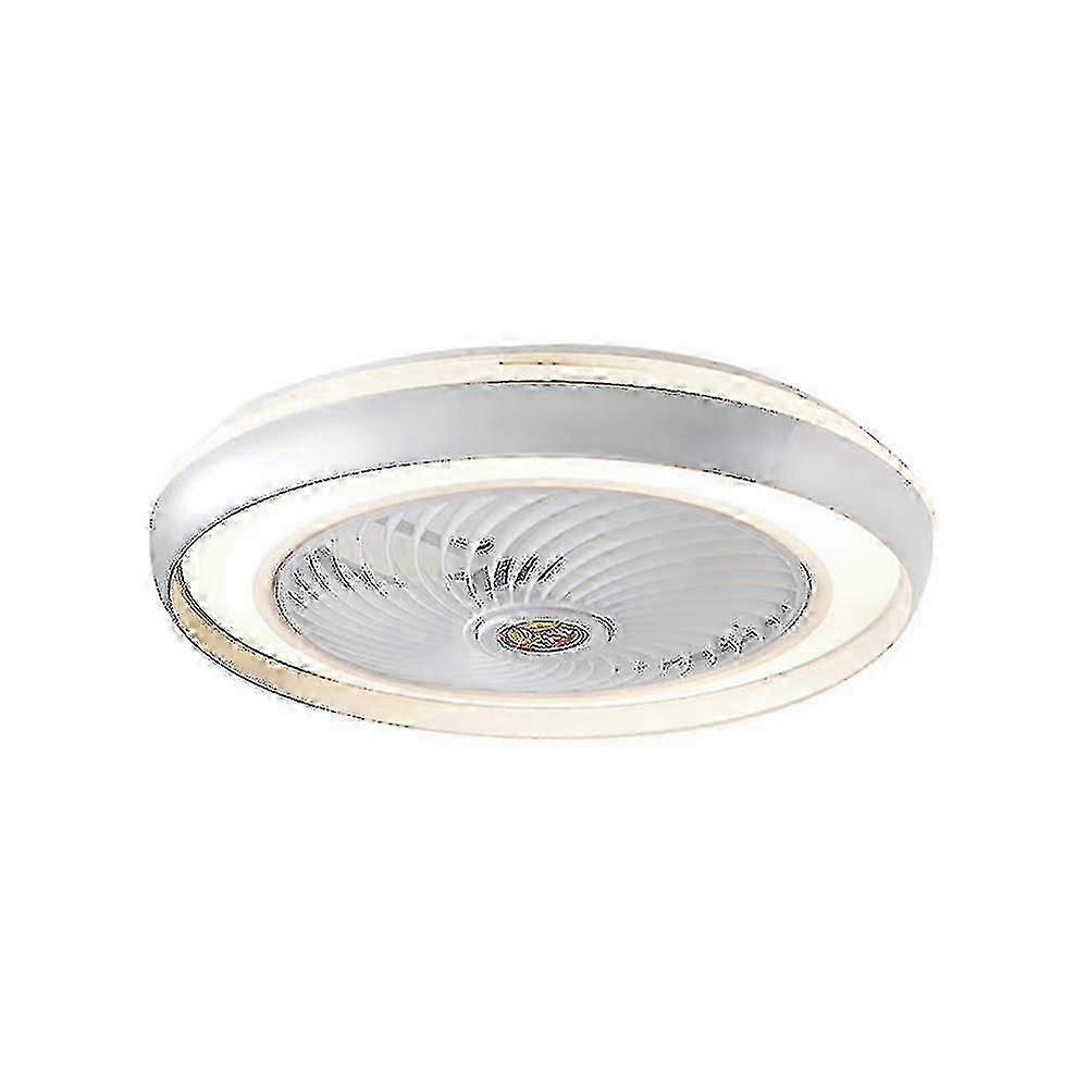 50cm Ceiling Fan Light, 220v Led 36w Stepless Dimming Three-speed Dimming Brown