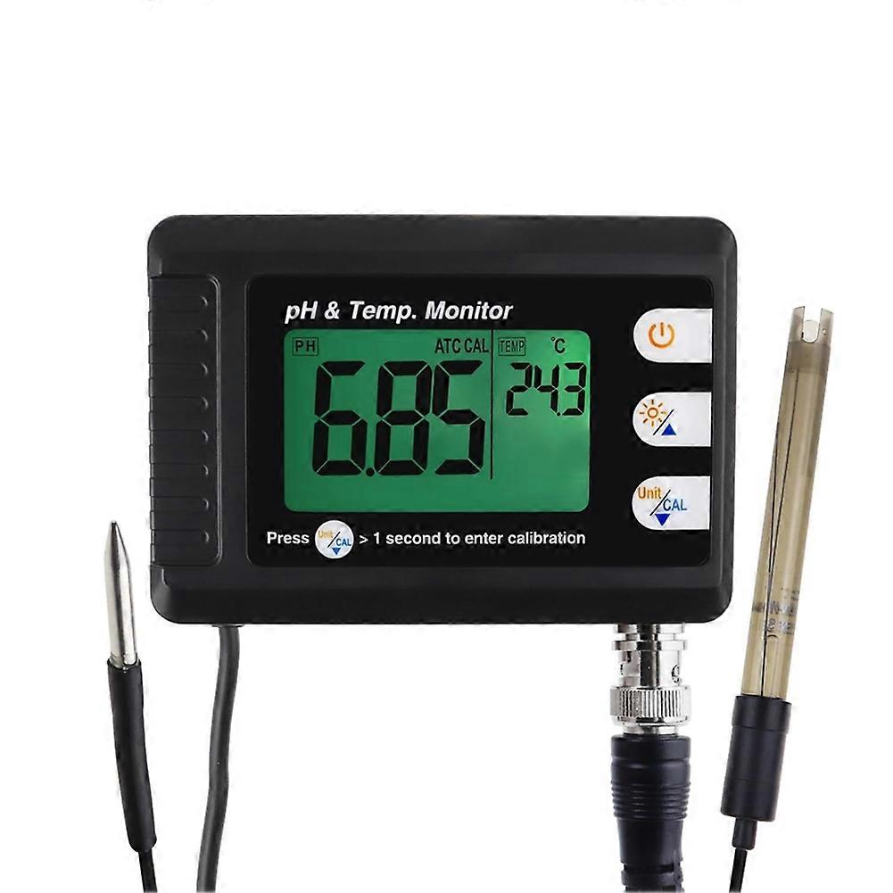 Digital Combo Temperature & PH Meter Aquarium Thermometer PH