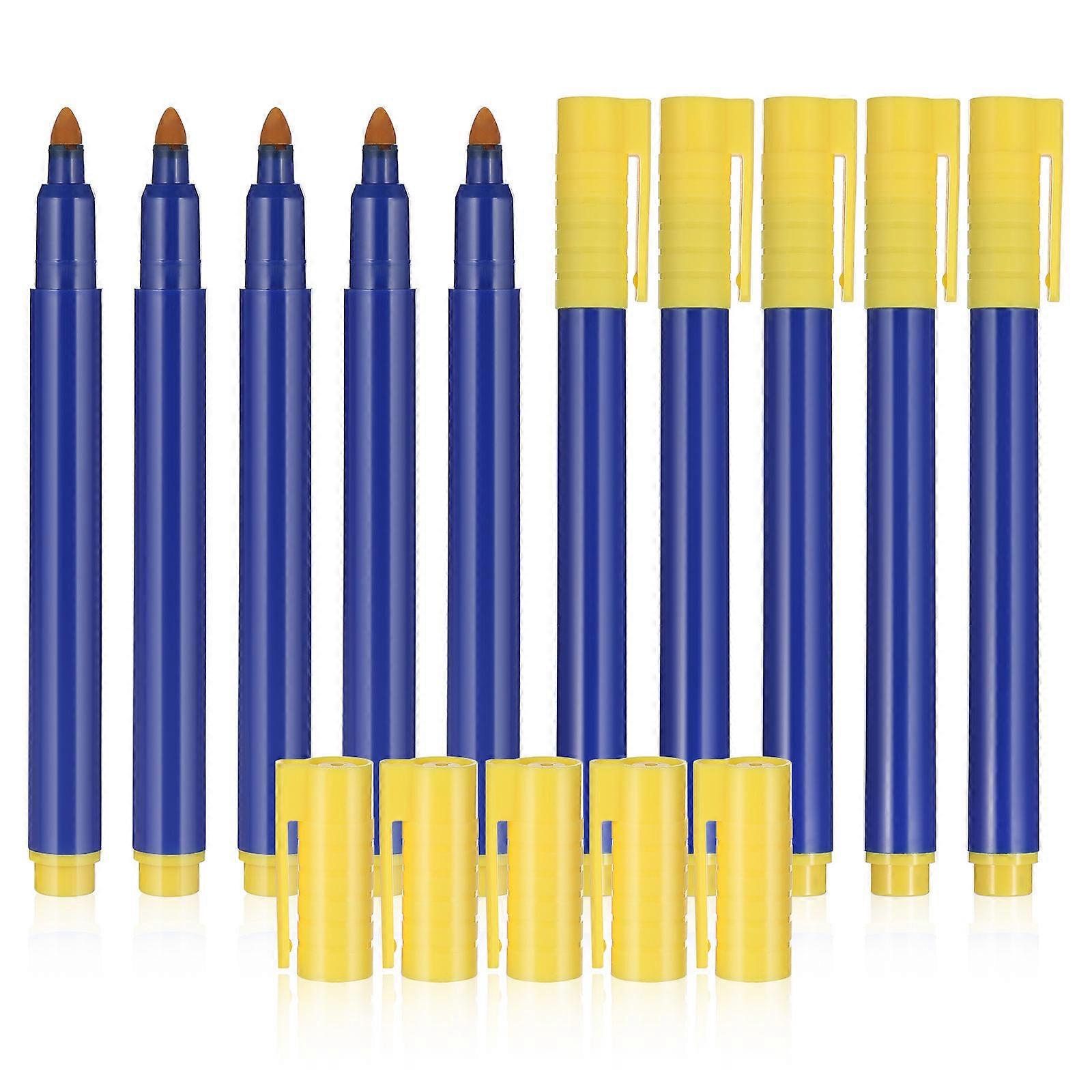Currency Marker Pen Money Pen Tester for Businesses Pp Blue with Detection 10Set