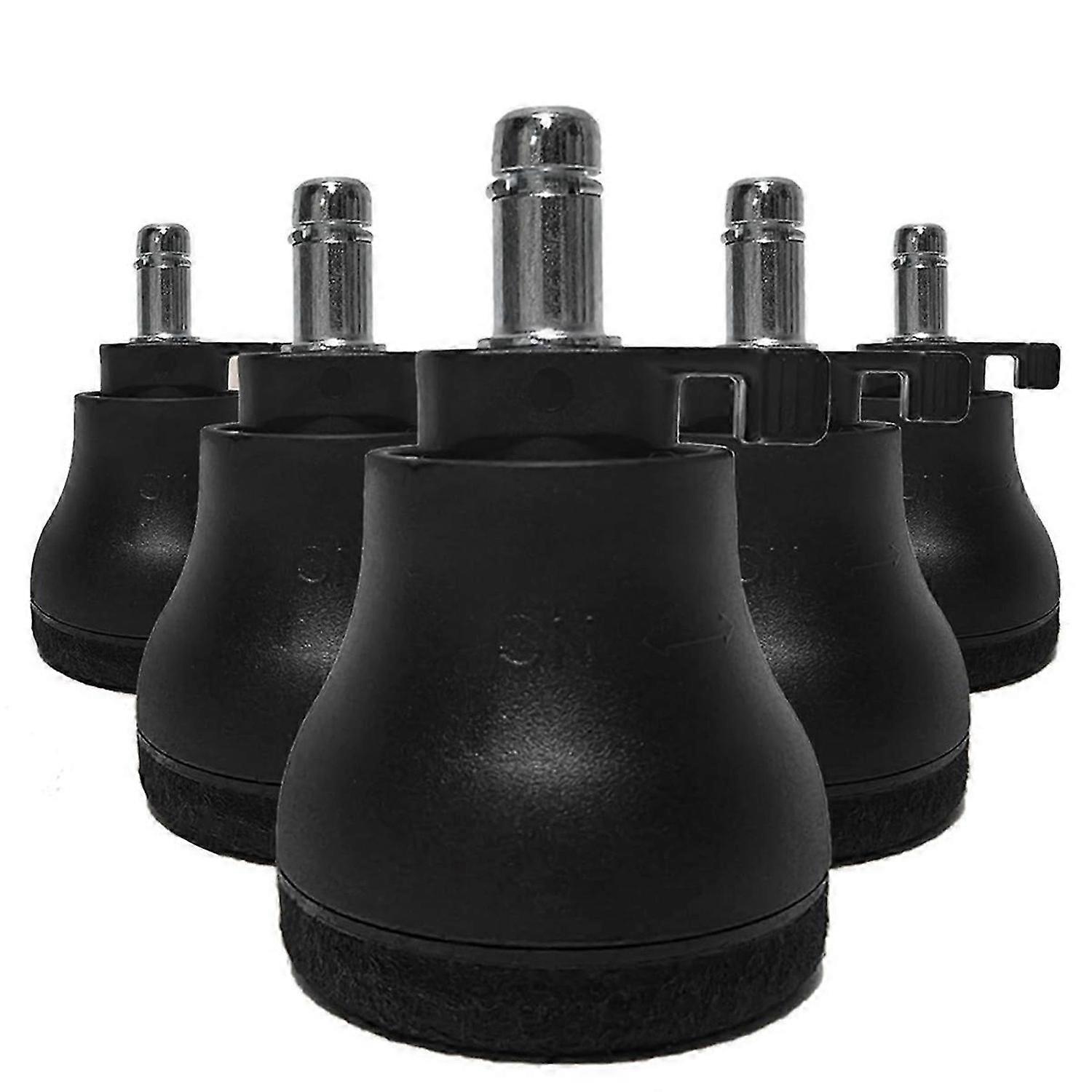 5pcs Bell Glides Replacement Office Chair Wheels